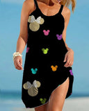 Disney Women Plus Size Clothing Dresses For Women Summer Dress 2024 Plus Size Party Dresses 7xl 8xl 9xl Woman Elegant Dress 
