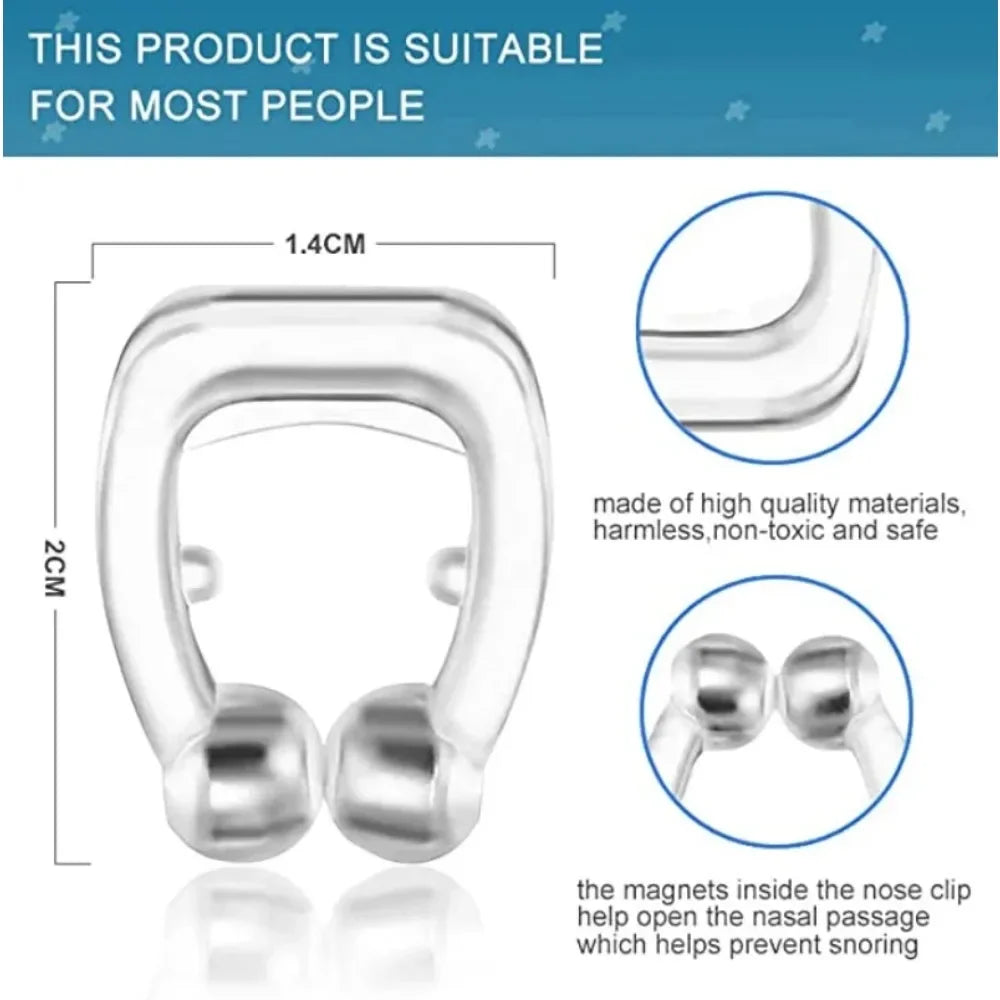 이 Anti Snoring Device Snoring Artifact Ventilation Treatment Anti-snoring Nose Sticker Nose Clip Anti-snoring Sticker 