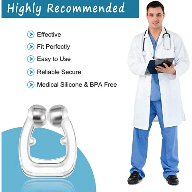 이 Anti Snoring Device Snoring Artifact Ventilation Treatment Anti-snoring Nose Sticker Nose Clip Anti-snoring Sticker 