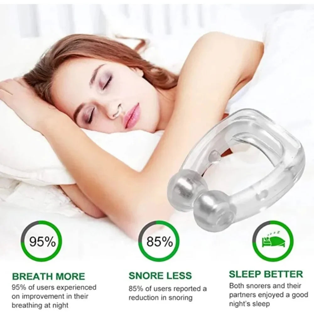이 Anti Snoring Device Snoring Artifact Ventilation Treatment Anti-snoring Nose Sticker Nose Clip Anti-snoring Sticker 
