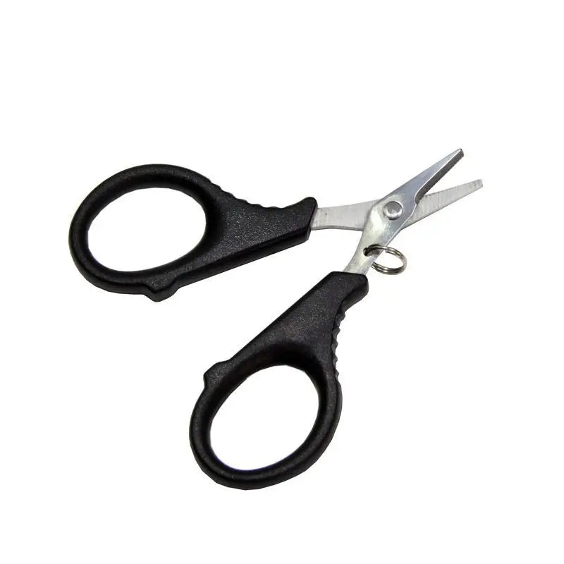 DNDYUJU Titanium Coated Fishing Scissors Pliers Stainless Steel PE Cutting Braid Line Cutter Carp Fishing Tools Accessories 