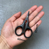 DNDYUJU Titanium Coated Fishing Scissors Pliers Stainless Steel PE Cutting Braid Line Cutter Carp Fishing Tools Accessories 