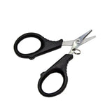 DNDYUJU Titanium Coated Fishing Scissors Pliers Stainless Steel PE Cutting Braid Line Cutter Carp Fishing Tools Accessories 