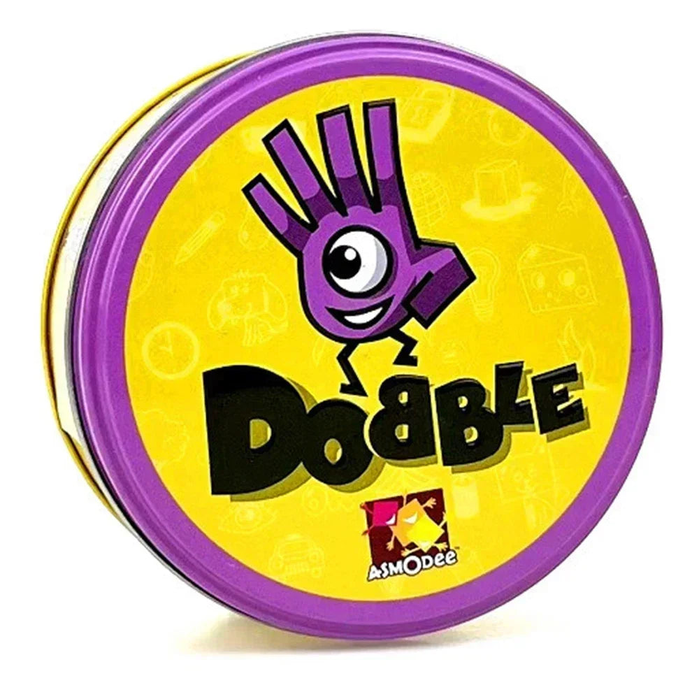 Dobble Card Game for Kids, Double Card Game, Metal Box, for Children, 28 Styles 