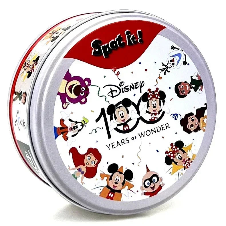 Dobble Card Game for Kids, Double Card Game, Metal Box, for Children, 28 Styles 
