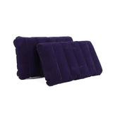 Foldable Pillows Square Air Cushion, Outdoor, Camping, Sleeping, Travel, Backrest, Airplane, Head Rest, Large, Foldable, 47x30cm 