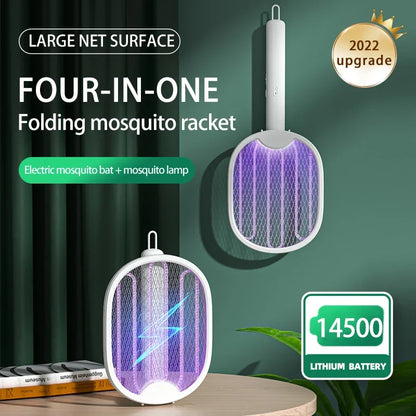 Foldable Electric Mosquito Killer Zapper, USB Rechargeable, Anti Mosquitoes, Fly Killer, Zanzare Kills 