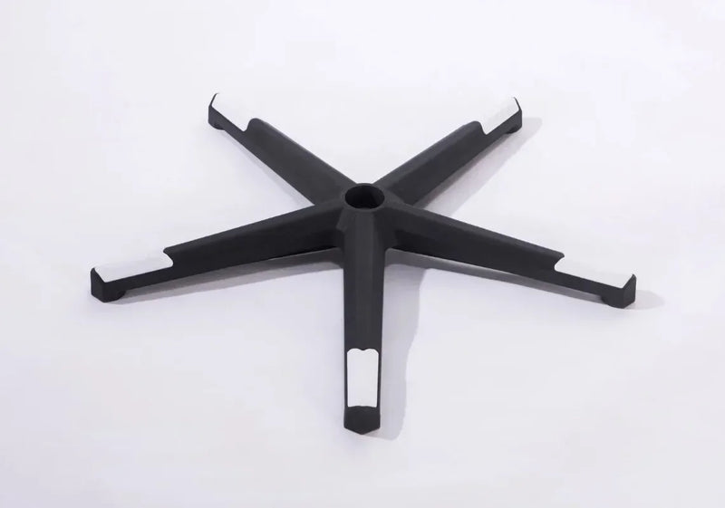 Base giratoria de nailon resistente para silla, base de cinco estrellas con ruedas, repuestos para sillas gaming de oficina, accesorios para muebles de hogar 