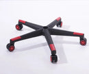 Base giratoria de nailon resistente para silla, base de cinco estrellas con ruedas, repuestos para sillas gaming de oficina, accesorios para muebles de hogar 