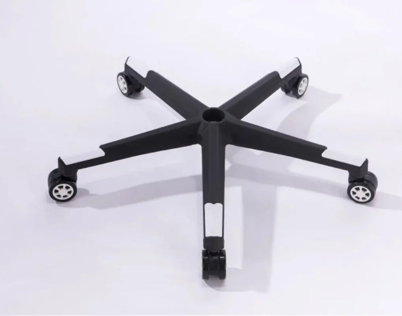 Base giratoria de nailon resistente para silla, base de cinco estrellas con ruedas, repuestos para sillas gaming de oficina, accesorios para muebles de hogar 