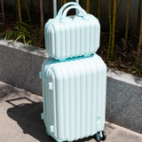 S7 STAR 2-Piece Trolley Suitcase Set, Lightweight PC Shell, Silent 360° Spinner Wheels, Telescopic Handle with 3 Heights, Durable and Scratch Resistant for Travel, Cabin and Medium Sizes with Polyester Lining.