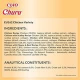Inaba Churu Box - Cat Treats - Healthy Tuna-Based Snacks, Various Flavors - Creamy Texture - No Grains, Preservatives, Dyes - 60x14g
