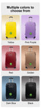 S7 STAR ABS luggage set with 4 pieces of suitcases in sizes 18/20/24/28 inches featuring 360° silent wheels, durable ABS material, and organized interior compartments for business and travel.