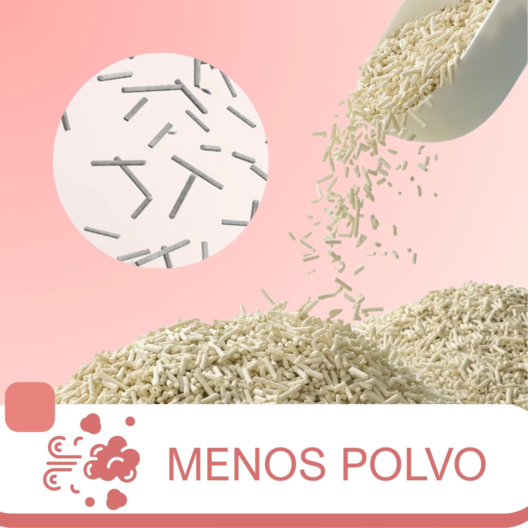 Primerazoo Natural Tofu Cat Litter, Super Odor Control, Flushable and Dust-Free, 100% Biodegradable, for Indoor Use, Red Color with Milk Scent.