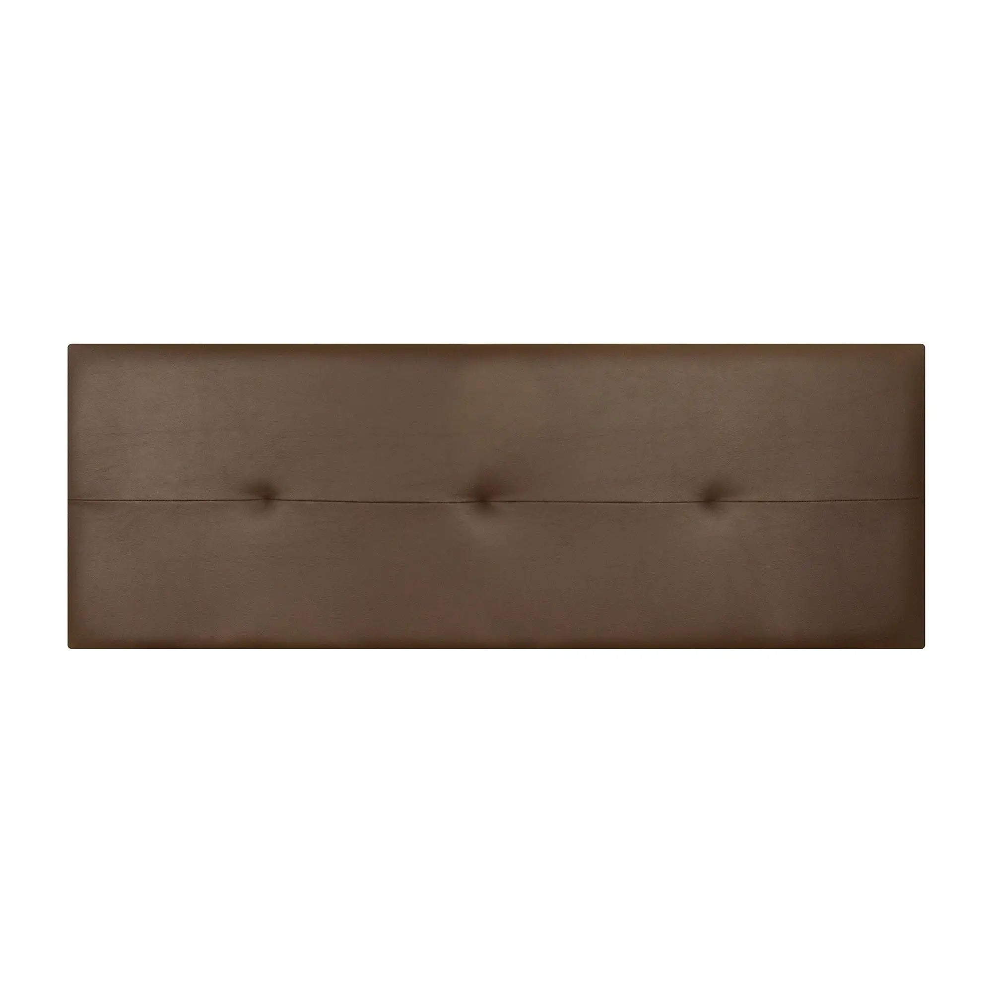 Custom Made Faux Leather Headboard Model Caribe 2 by Fisio Dreams, designed in Azahar color with MDF material, CE certified, easy to clean and includes hardware, perfect for modern beds.