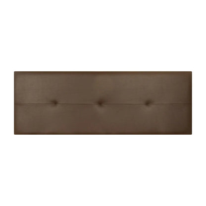 Custom Made Faux Leather Headboard Model Caribe 2 by Fisio Dreams, designed in Azahar color with MDF material, CE certified, easy to clean and includes hardware, perfect for modern beds.