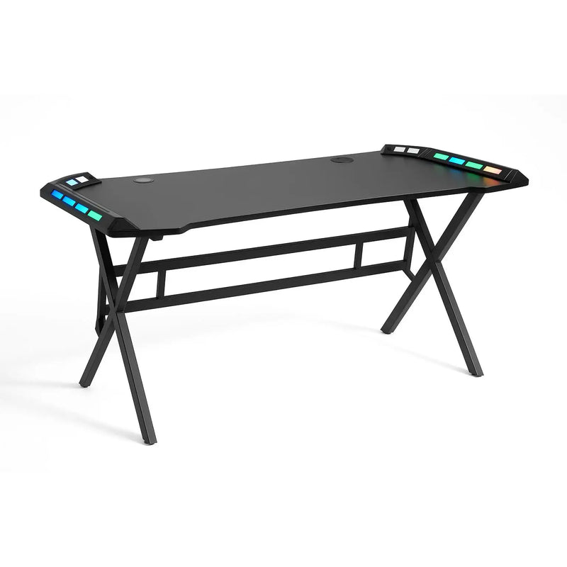 Dupi gaming table 120x60cm with carbon fiber effect board, gaming gamer table