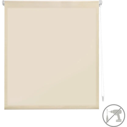 Ecommerc3 easyfix roller blind smooth translucent various sizes - tool-free blind various colors - blind without drill various colors - easyfix blind