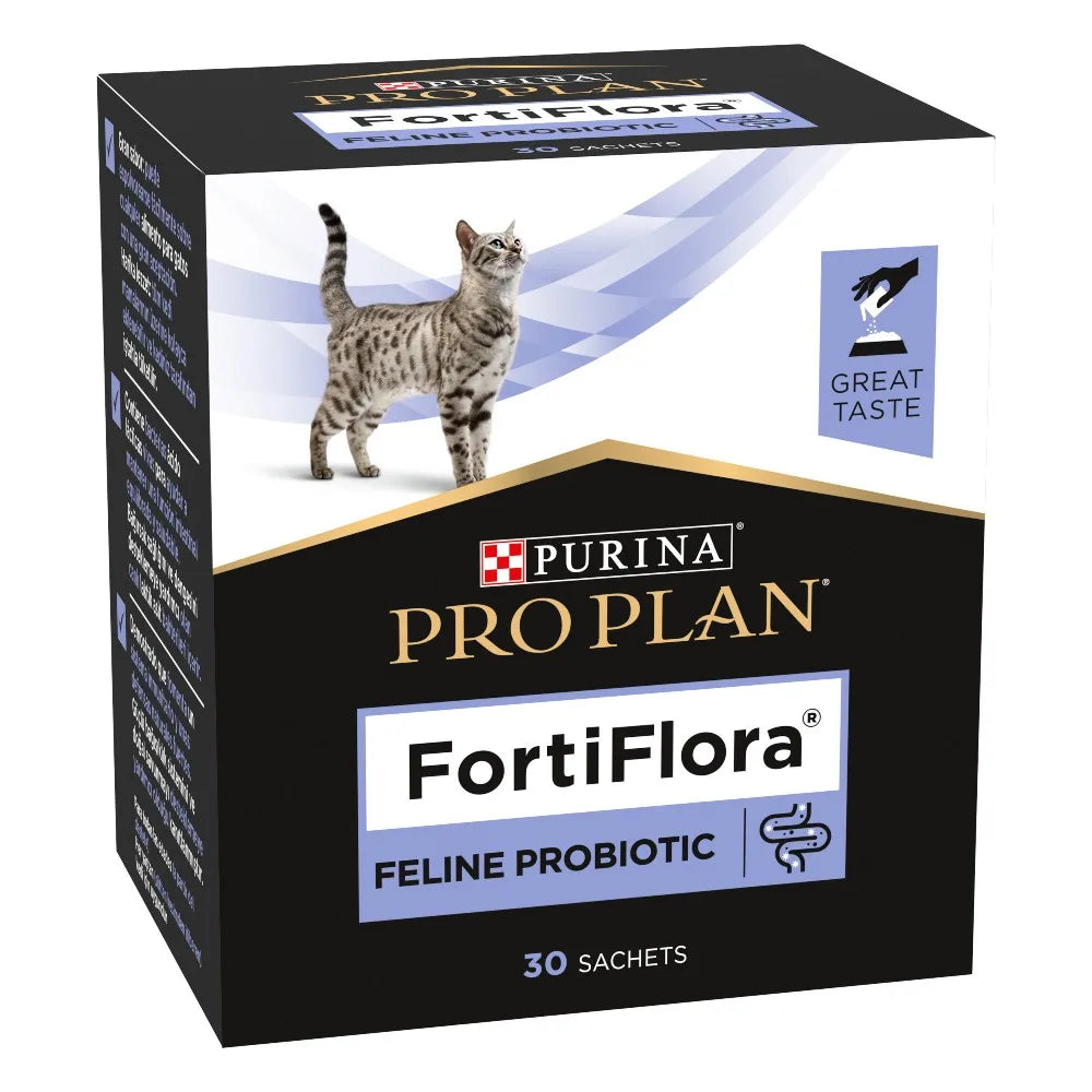 Purina Pro Plan Fortiflora Probiotic for Cats - Veterinary Food for Cats (30 sachets 1g)