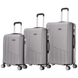 Set of elegant travel suitcases: lightweight abs housing, numeric lock, 4 360 swivel wheels ° , telescopic aluminum handle |   Suitcase set |    Cabin suitcase trolley set (66990 m013 8001 8002 8008 6020 d1)