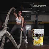 ELEVRA | Creatina en Polvo 500g Sabor LIMON/NEUTRO/PIRULETA  | 100% Monohidrato de Creatina Micronizada | No Incluye Dosificador | Sin Añadidos y Libre de Contaminantes | No-GMO, Vegano, Sin Gluten