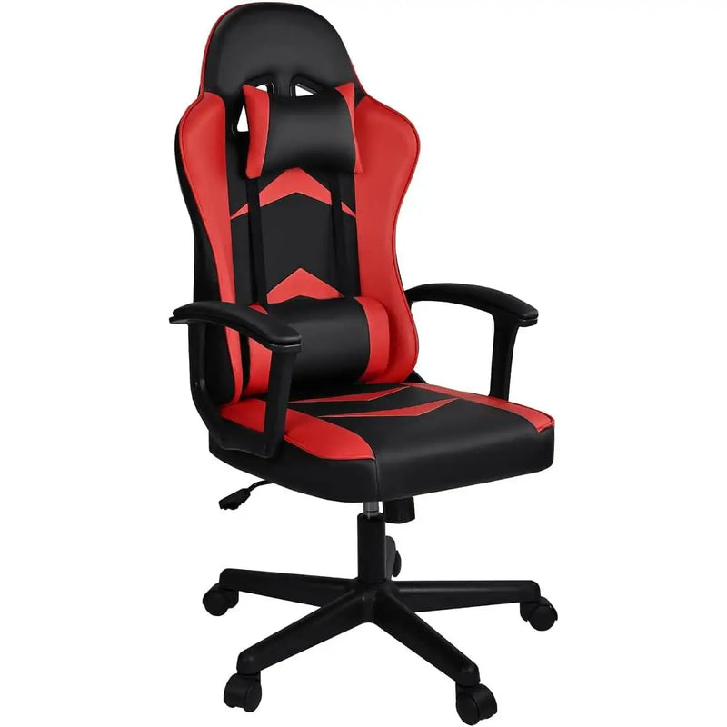 T-lovendo - gaming chair for video game or office. With lumbar and cervical cushion. Ergonomic. Adjustable in height and reclining. Adjustable comfortable