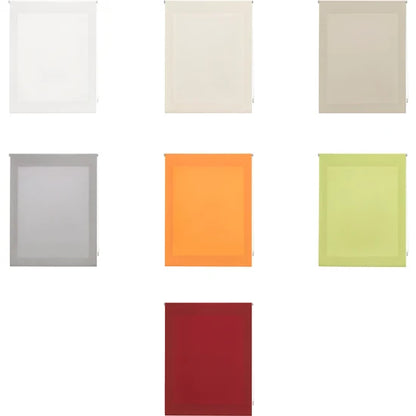 Ecommerc3 easyfix roller blind smooth translucent various sizes - tool-free blind various colors - blind without drill various colors - easyfix blind