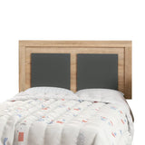 Youth headboard model Lara 110cm in Cambria - Grafito or Blanco, made of quality melamine, with dimensions 110cm width, 3cm depth, and 59cm height, perfect for modern decor.