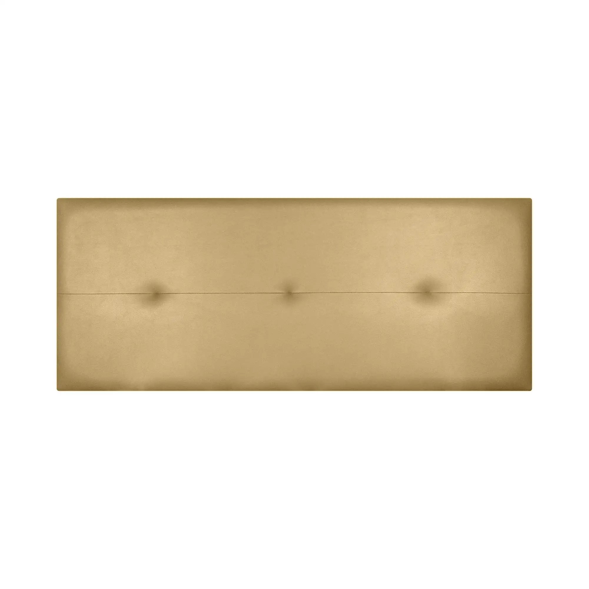 Custom Made Faux Leather Headboard Model Caribe 2 by Fisio Dreams, designed in Azahar color with MDF material, CE certified, easy to clean and includes hardware, perfect for modern beds.