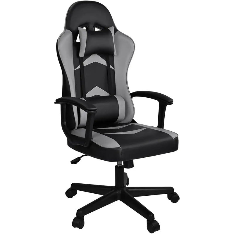 T-lovendo - gaming chair for video game or office. With lumbar and cervical cushion. Ergonomic. Adjustable in height and reclining. Adjustable comfortable