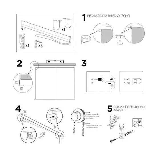 Decorblind Smooth Translucent Roller Blind Easy Installation to Wall or Ceiling - Easy to Clean Roller Blind and Versatile Installation - Translucent Blind Uv Ray Protection and Hot and Cold Insulation - Multiple Blinds and C