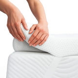 REAL CONFORT Topper 100% Authentic High Density Viscoelastic Mattress, breathable and washable cover, anti-allergic, designed for maximum comfort and stability with non-slip straps, made in Spain for better sleep quality.