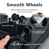 S7 STAR 2-piece suitcase set with lightweight polypropylene, featuring silent spinner wheels, 3-height lockable handle, combination locks, and a toiletry bag, ideal for travel and available in large, medium, and cabin sizes.