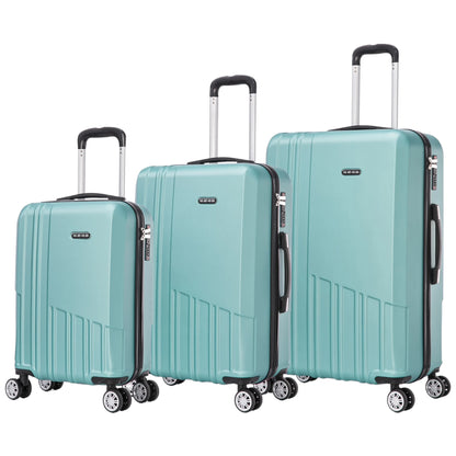Set of elegant travel suitcases: lightweight abs housing, numeric lock, 4 360 swivel wheels ° , telescopic aluminum handle |   Suitcase set |    Cabin suitcase trolley set (66990 m013 8001 8002 8008 6020 d1)
