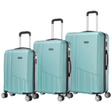 Set of elegant travel suitcases: lightweight abs housing, numeric lock, 4 360 swivel wheels ° , telescopic aluminum handle |   Suitcase set |    Cabin suitcase trolley set (66990 m013 8001 8002 8008 6020 d1)
