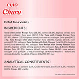 Inaba Churu Box - Cat Treats - Healthy Tuna-Based Snacks, Various Flavors - Creamy Texture - No Grains, Preservatives, Dyes - 60x14g