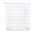 Roller blind, double layer night and day, 60-160x180cm, easy to install, for windows and doors, translucent and opaque