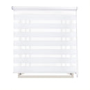 Roller blind, double layer night and day, 60-160x180cm, easy to install, for windows and doors, translucent and opaque