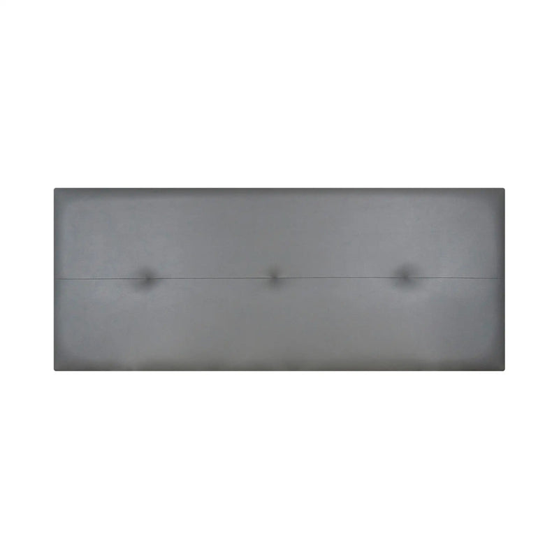 Custom Made Faux Leather Headboard Model Caribe 2 by Fisio Dreams, designed in Azahar color with MDF material, CE certified, easy to clean and includes hardware, perfect for modern beds.