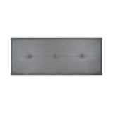 Custom Made Faux Leather Headboard Model Caribe 2 by Fisio Dreams, designed in Azahar color with MDF material, CE certified, easy to clean and includes hardware, perfect for modern beds.