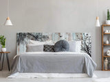 Oedim Headboard made of PVC with Digital Print | 135 x 60 cm, lightweight, moisture-resistant design for modern bedroom decoration. Perfect economical solution for bed headboard needs.