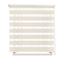 Roller blind, double layer night and day, 60-160x180cm, easy to install, for windows and doors, translucent and opaque