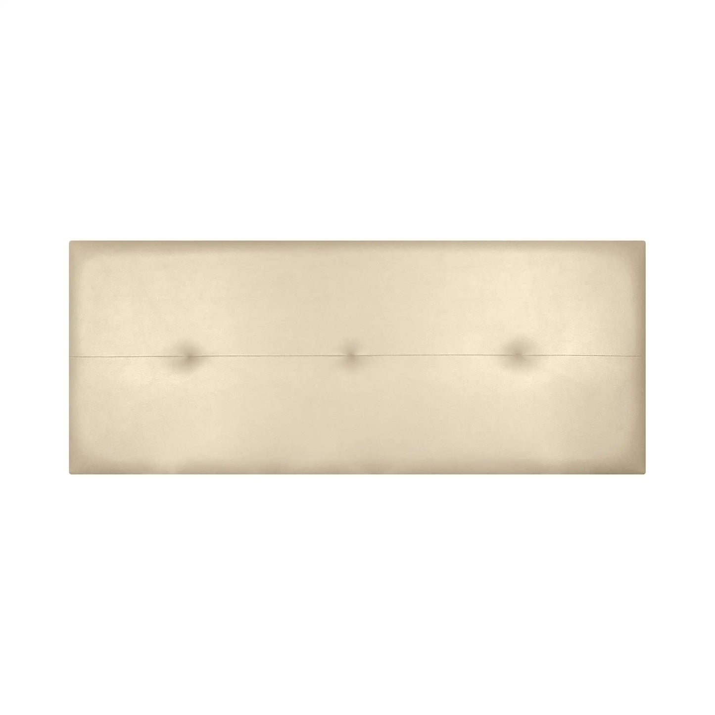 Custom Made Faux Leather Headboard Model Caribe 2 by Fisio Dreams, designed in Azahar color with MDF material, CE certified, easy to clean and includes hardware, perfect for modern beds.