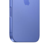 Apple iPhone 16 Plus smartphone with 6.7" display, A18 processor, 128GB storage, dual SIM, 48MP dual camera, iOS 18, and CE certified in blue, featuring high resolution and 5G connectivity.