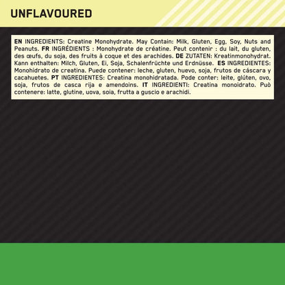 Creatine powder 317gr optimum nutrition creatine monohydrate
