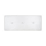 Custom Made Faux Leather Headboard Model Caribe 2 by Fisio Dreams, designed in Azahar color with MDF material, CE certified, easy to clean and includes hardware, perfect for modern beds.