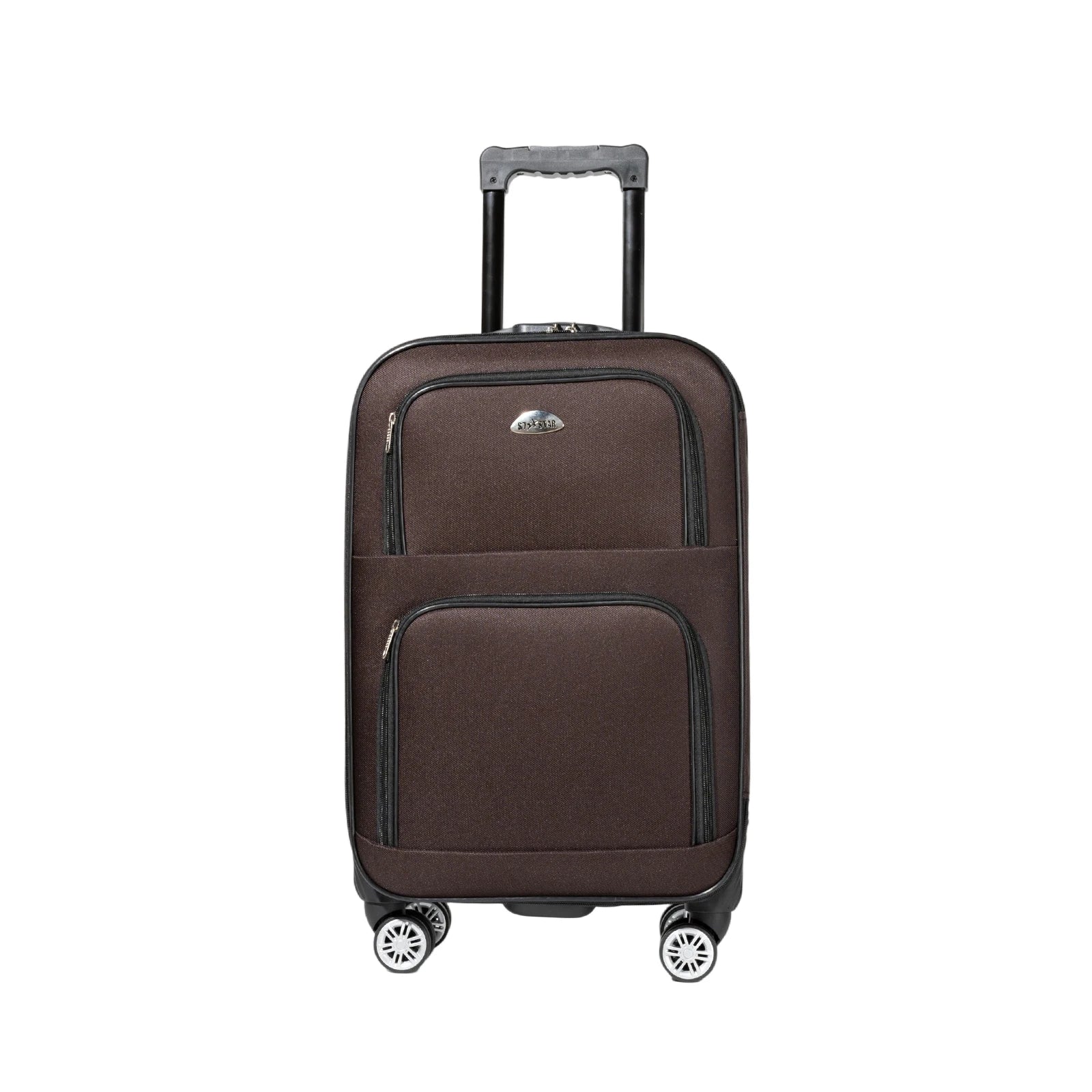 S7 star set of 2 travel suitcases, 18/20 inch, medium and carry-on with a toiletry bag, silent spinner wheels, combination locks, hand luggage, trolleys, large suitcase, carry-on suitcases, various colors available