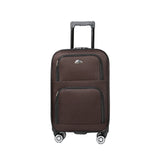 S7 star set of 2 travel suitcases, 18/20 inch, medium and carry-on with a toiletry bag, silent spinner wheels, combination locks, hand luggage, trolleys, large suitcase, carry-on suitcases, various colors available