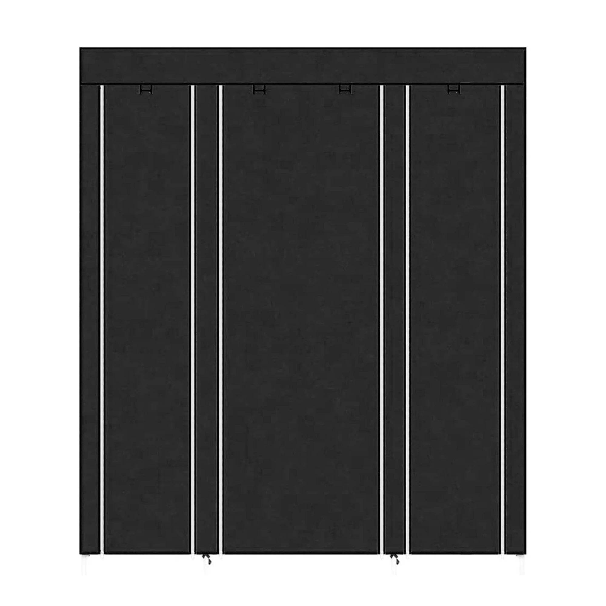 Nyana Home Fabric Dressing Cabinet 170x150x45cm, 3 doors, 11 holes, 1 wardrobe
