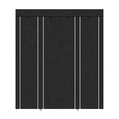 Nyana Home Fabric Dressing Cabinet 170x150x45cm, 3 doors, 11 holes, 1 wardrobe